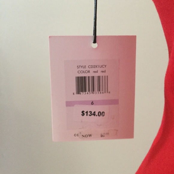 Beautiful Red Calvin Klein dress NWT - Picture 2 of 2